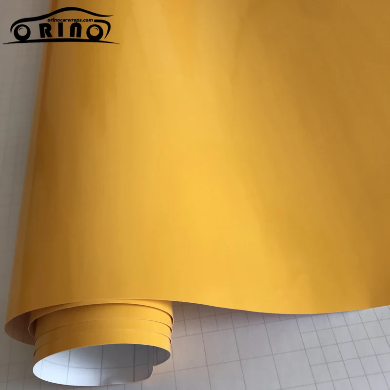 Yellow Glossy Vinyl Film Sticker-3