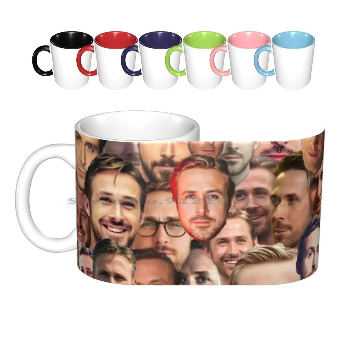 russian Ryan Gosling Ceramic mug Tableware tea coffee kitchen utensils sets  Gifts for men Woman girlfriend