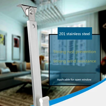 

Restrictor Security Heavy Duty Stopper Telescopic Window Support Wind Brace Limiter Angle Controller Stainless Steel Accessories