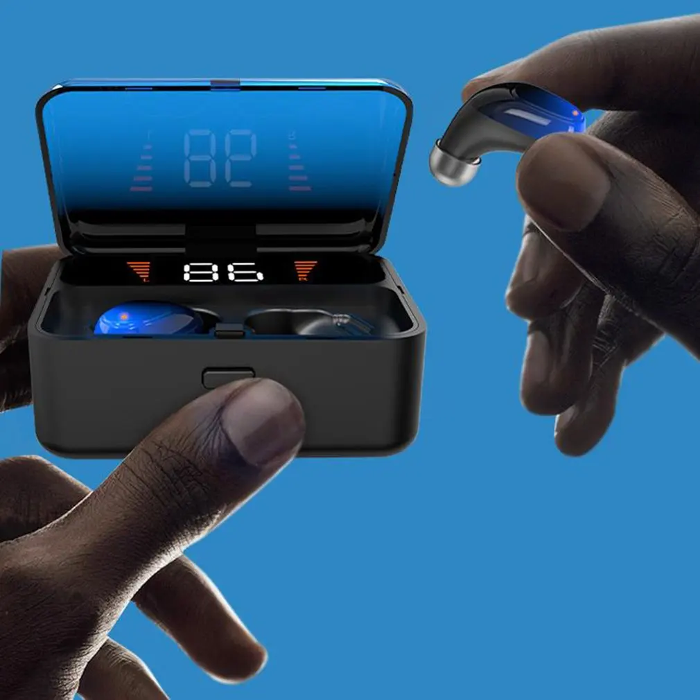 Bluetooth наушники 5,0 9D стерео беспроводные наушники ir ear игровая гарнитура IPX7 водонепроницаемый светодиодный Smart power