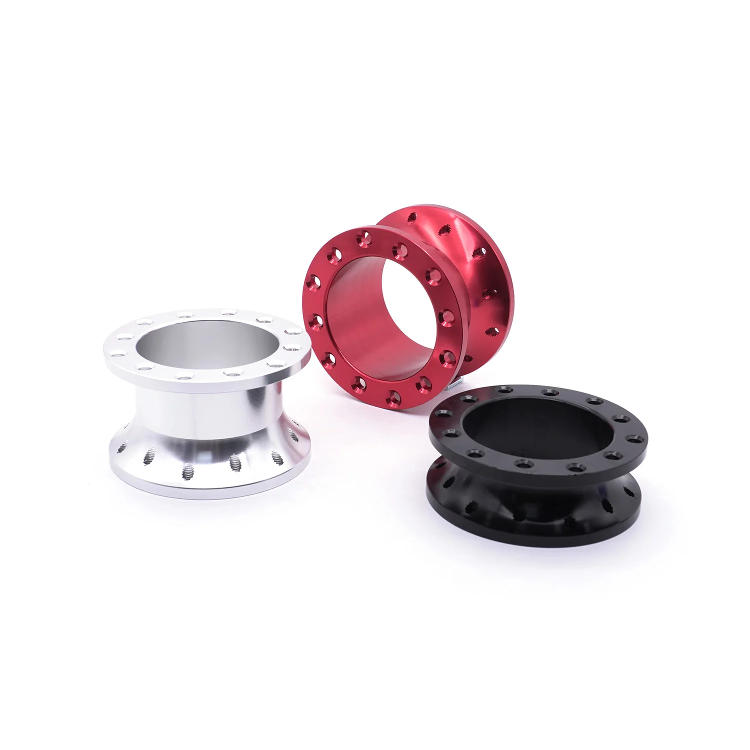 Steering Wheel Adapter Universal Car Tuning Sport Steering Wheel Spacer Adapter 30mm 50mm CNC Aluminum Fits for Racing Car Hub Boss Kit