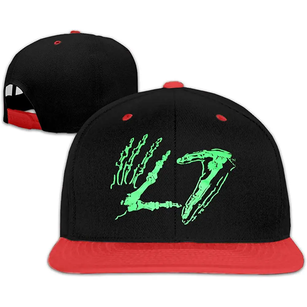 ShirleyLSmithwick L7 Band Hat Cool Hip Hop Adjustable Unisex Baseball Caps Flat Brim Cap Red |
