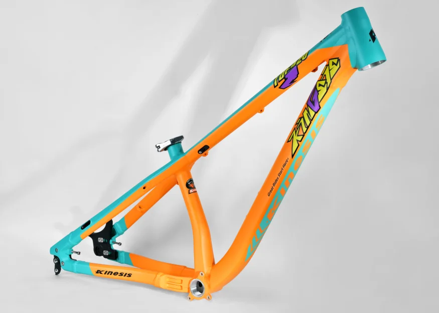 Kinesis TD420S рама для горного велосипеда, алюминиевая рама, совместимая с колесным валом 27,5 дюймов/26 дюймов/быстроразъемной рамой