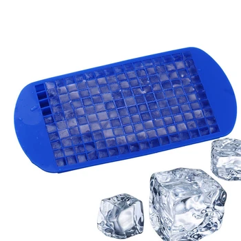 

Food Grade Silicone 160 Grids Ice Tray Fruit Ice Cube Maker DIY Creative Small Ice Cube Mold Squares Shape Kitchen Bar tools