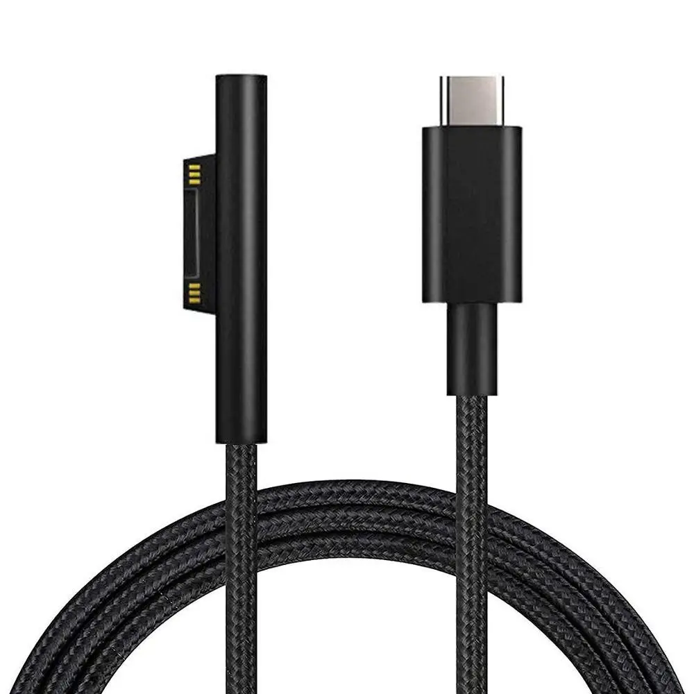 Кабель зарядный usb Type c 15 В 3 А для Microsoft surface Pro 3/4/5/6/7|Компьютерные кабели и разъемы| |