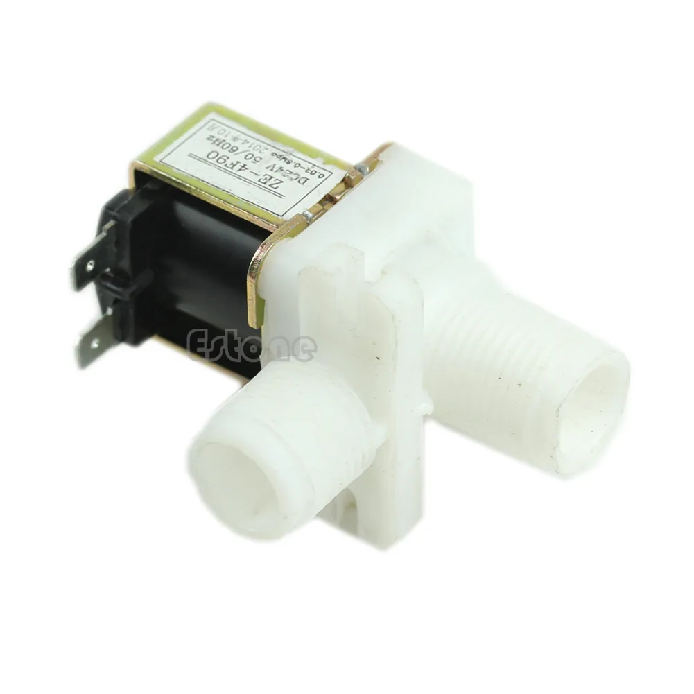 

Electric Solenoid Valve Magnetic N/C DC 24V Water Air Inlet Flow Switch 1/2" Hot Y1QB