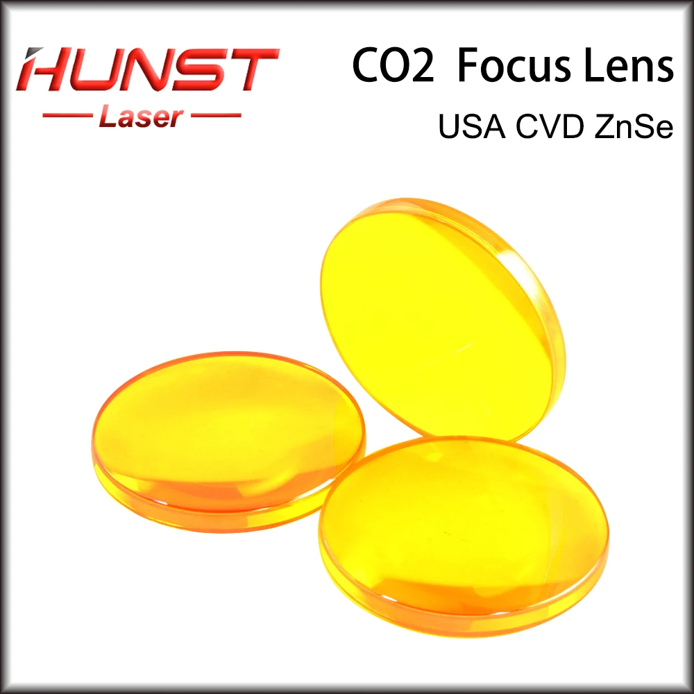 Лазерная линза Hunst CO2 США ZnSe диаметром 12 18 19 20 25 мм фокус 38 1 50 8 63 5 для фотоэлементов