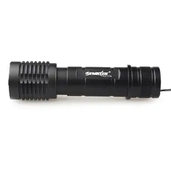 

1500LM Tactical LED Flashlight 18650 Super Bright T6 5 Modes Zoomable Black T6 Led Light Outdoor Torch T6 Light Zoomable