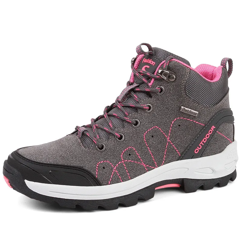 

Women Sneakers 2019 New Mountaineering Shoes Women Non-slip Outdoor Female Hiking Women Casual Shoes Tenis Feminino