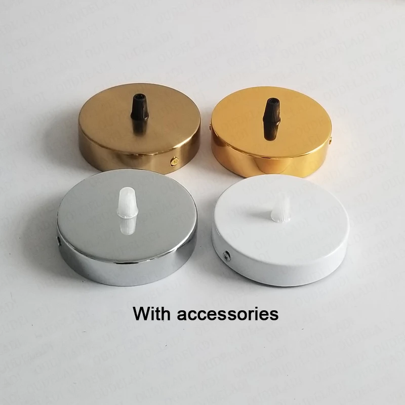 Decorative Lights LED Lights LED Lamp Base Ceiling Lamp Bracket Pendant Light Hook Dia10/12/15/20cm Gold Brass Ceiling Plate Wall Sconce Mount LED Base Vintage Pendant Lamp Disc Base Ceiling Canopy