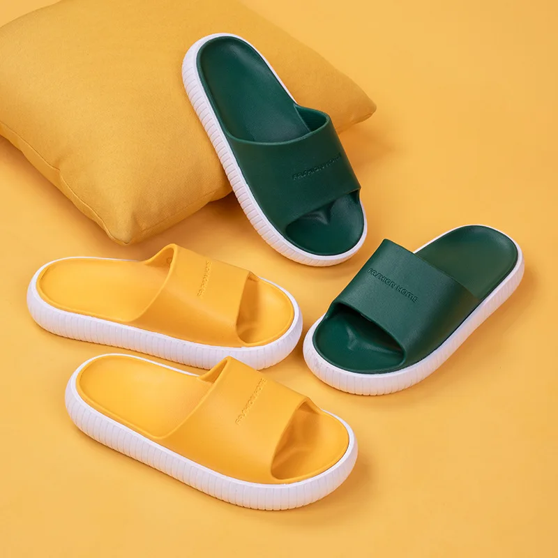 Slippers Women Summer New Style Indoor Trend Fashion Two-color Sandals and Home Platform for Ladies Shoes | Обувь