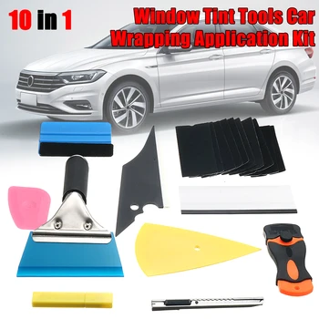 

28PCS Car Window Tint Film Wrapping Tools Vinyl Tools Squeegee Scraper Applicator Kits Professional Cutter Window Tinting