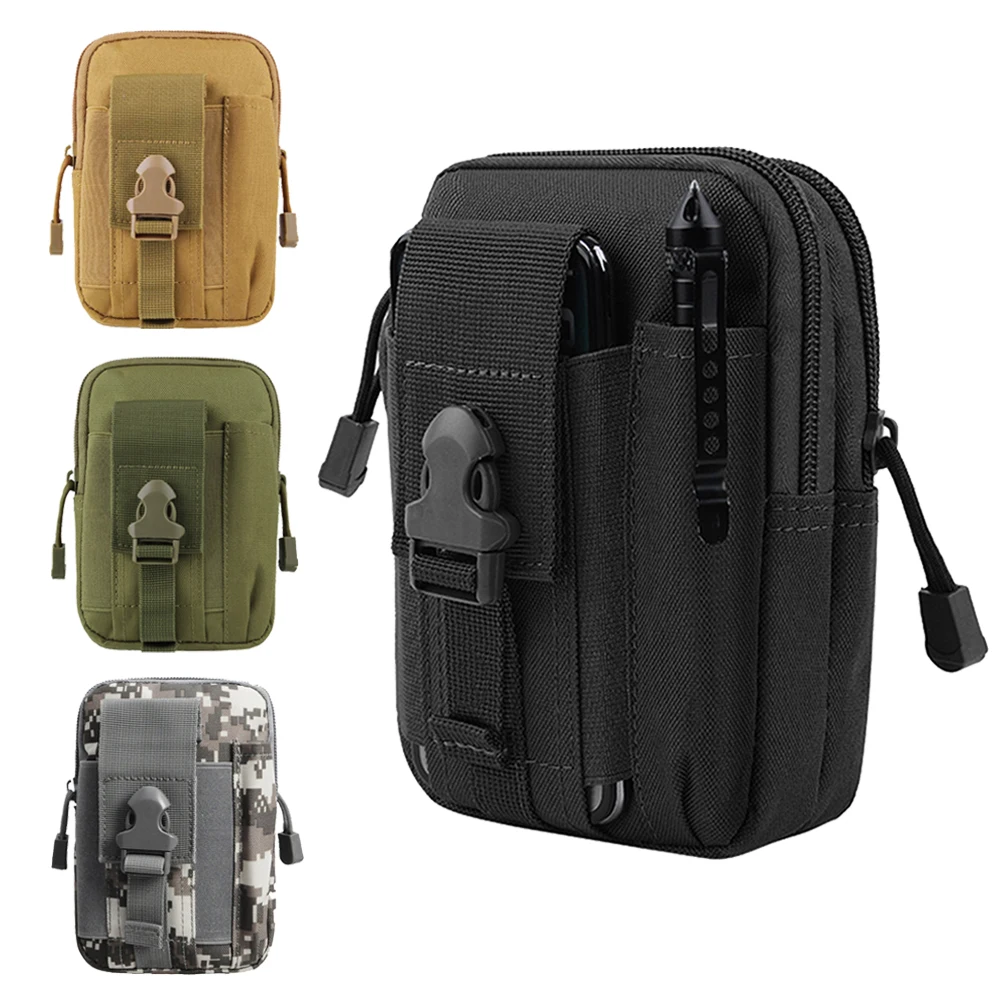 Pouch EDC Organizer Gadget Pocket Cell-Phone-Holster Tactical-Molle Belt Waist-Bag Hunting-Bags