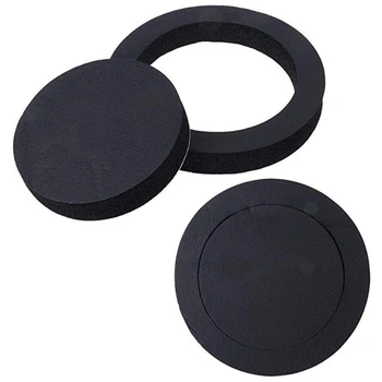 

1PCs 6" 6.5" Inch Car Universal Speaker Insulation Ring Soundproof Cotton Pad Bass Door Trim Sound Audio Speakers Self Adhesive