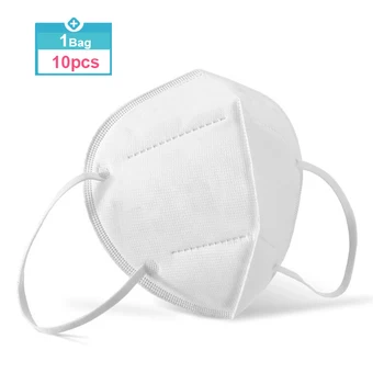 

100PCS Face Mouth Masks Adults Lightweight Earloops Masks 5 Layer Breathable Outdoor Safety Health Care dust-proof Mask