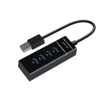 

USB3.0 Hub Multi USB 3.0 Hub Splitter High Speed 4 Ports HUB All In One For PC Computer Accessories
