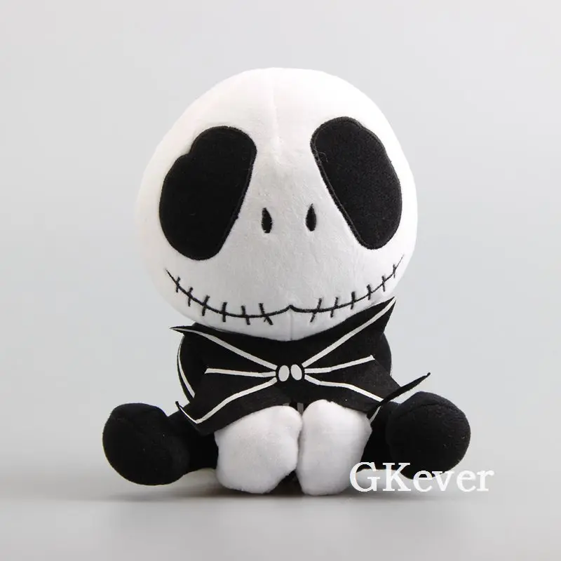 2pcs The Nightmare Before Christmas Zombie JACK Plush Toy doll peluche 20cm and 25cm Cute Skull Jake Soft Stuffed Halloween Toy
