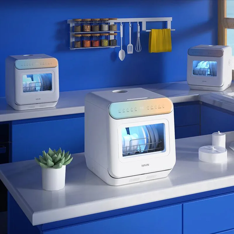 Midea Wahin 220v Electric Dishwasher Desktop Automatic Household Fruit