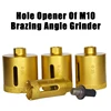 M10 Thread 6-100mm Dry Vacuum Brazed Diamond Marble Drilling Core Bit Ceramic Tile Hole Saw Opener Granite Marble Drill Bits