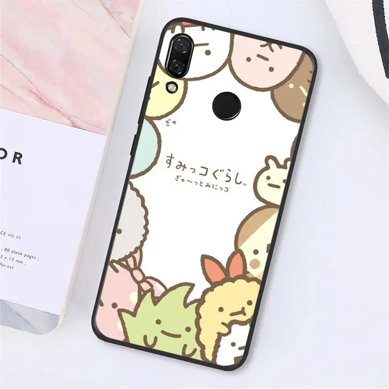 A8 Yinuoda японский мультфильм прекрасный милый Sumikko гураши чехол для телефона для Xiaomi Redmi Note 7 5 4 Redmi 5plus 6A Note4 4X A2 A2lite - Цвет: A8