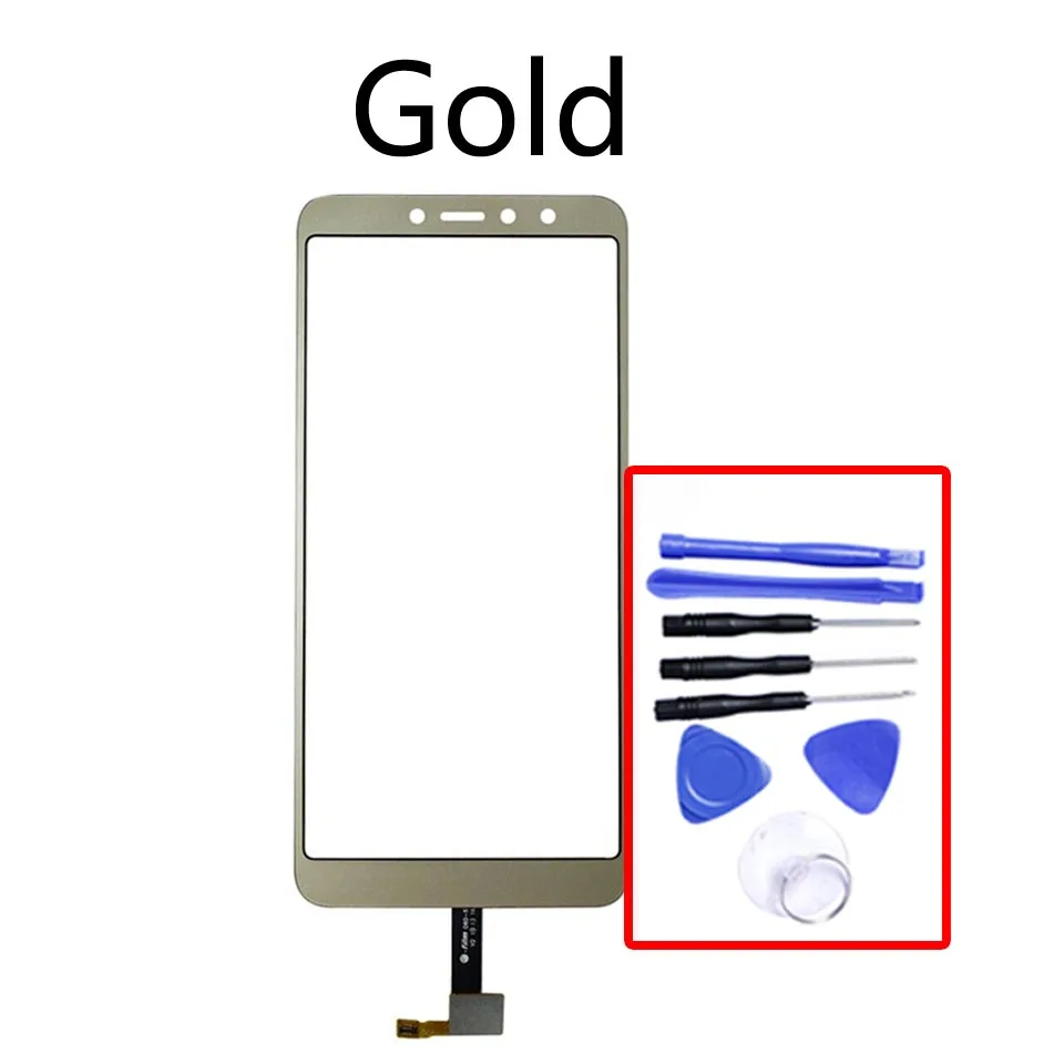 Gold-With tool 5,9" для Xiaomi Redmi S2 Сенсорная панель Сенсорный ЖК-дисплей стеклянная линза Панель для Redmi Y2 дигитайзер Запасные части - Цвет: Gold-With tool