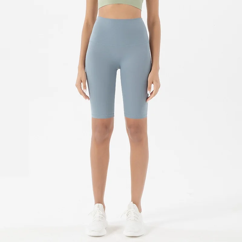 Sexy Sports Yoga Shorts Tights High Waist Fitness Bicycle Running Pants High Waist Peach Hip Soft And Comfortable Gym Clothing