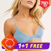 Sexy Bralette Cotton Bra Women Halter Lingerie Wireless Underwear Thin Brassiere Unpadded Crop Top Soft Comfort Intimates Bras ► Photo 3/6