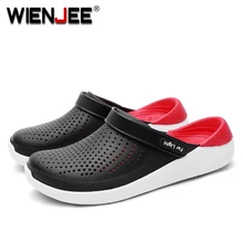 Мужская пляжная обувь; сезон лето; водонепроницаемая обувь; светильник; дышащие Повседневные тапочки для пар; нескользящие Вьетнамки для плавания и прогулок; мягкие сандалии