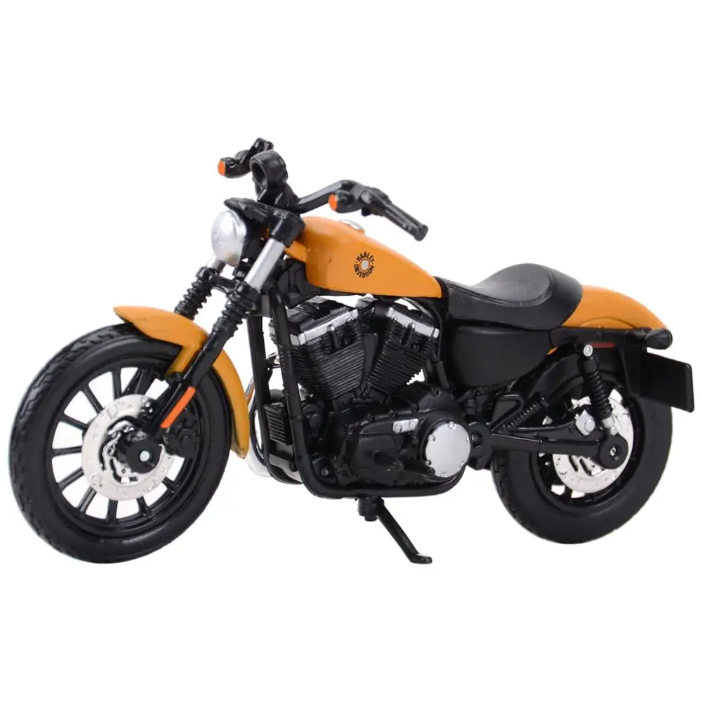 Maisto 1:18 Harley-Davidson 2014 Sportster Iron 883 Die Cast Vehicles Collectible Hobbies Motorcycle Model Toys 2