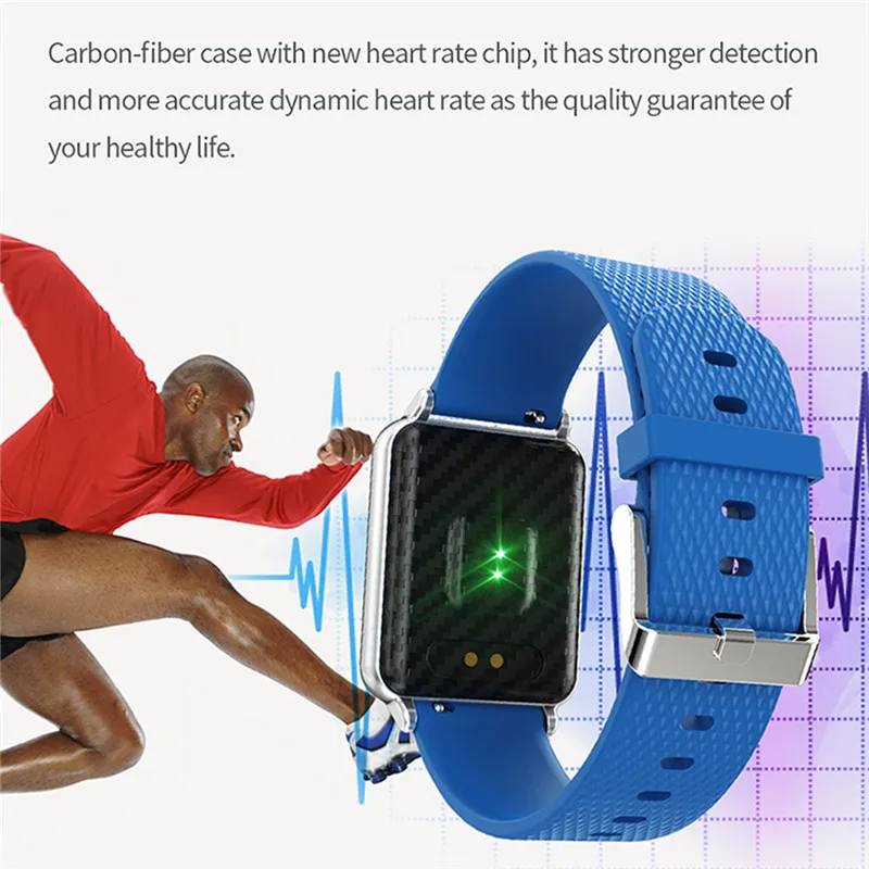 M21 smart bracelet heart rate monitor blood pressure watches with Breathing light IP67 Waterproof sport watch fitness tracker