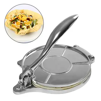 

8 Inch Foldable Tortilla Maker Press Heavy Aluminium Meat Press Gadgets Bakeware Kitchen Tools Pie Tools Pita Press Tacos Maker