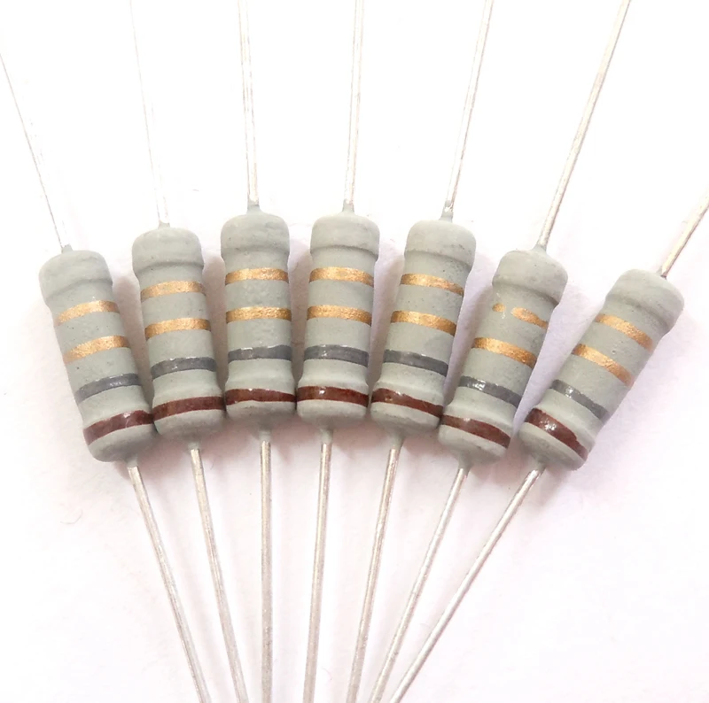 1w 1 1.2 1.5 1.8 2 2.2 2.4 2.7 3 3.3 3.6 3.9 4.3 4.7 5.1 5.6 6.2 6.8 7.5 ohm Resistance Metal Oxide Film Resistors metal film resistor metal film resistors