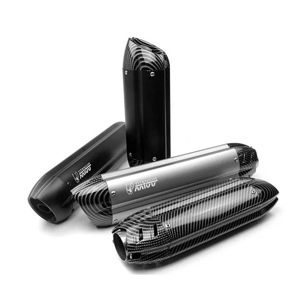 

51MM Motorcycle Exhaust Muffler Pipe Escape moto GY6 Scooter Pit Dirt Bike Pipe For Kawasaki ER6N SV650 CRF230 Z800 MT07