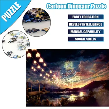 

DIY Animal Puzzles 1000 Pieces Large Puzzle Game Interesting Personalized Gift puzzles toys for kids games Toys Romantic firewor