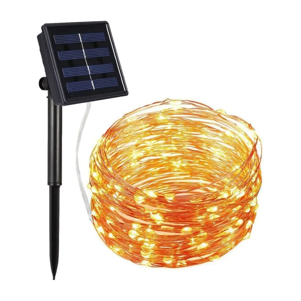 Тёплый белый 100Led пузырь шар Открытый водонепроницаемый солнечный светильник струнный шар светильник s Рождественский светильник s садовый светильник s - Испускаемый цвет: Тёплый белый
