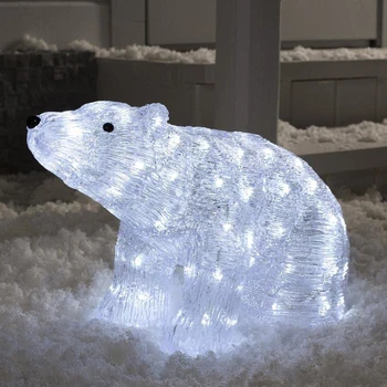 

The figure is acrylic. "White bear", 53x18x30 cm, 220V, WHITE 5037535