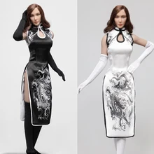

ZYTOYS ZY5042 1/6 Cheongsam Girl Suit Clothes For 12'' Inch Female Action Figure Dolls Accessories In Stock