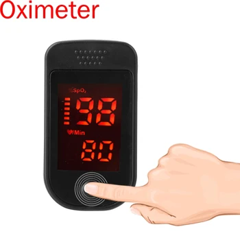 

Portable Finger Pulse Oximeter Blood Oxygen Saturation meter Fingertip Pulsoximeter SPO2 PR Pulsioximetro Monitor Oximetro dedo