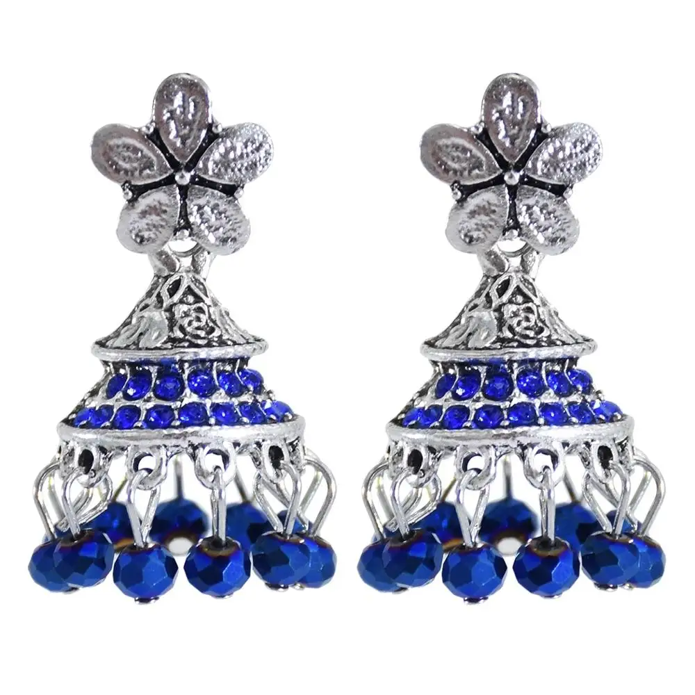 Афганские украшения винтажные металлические индийские серьги Jhumka для женщин