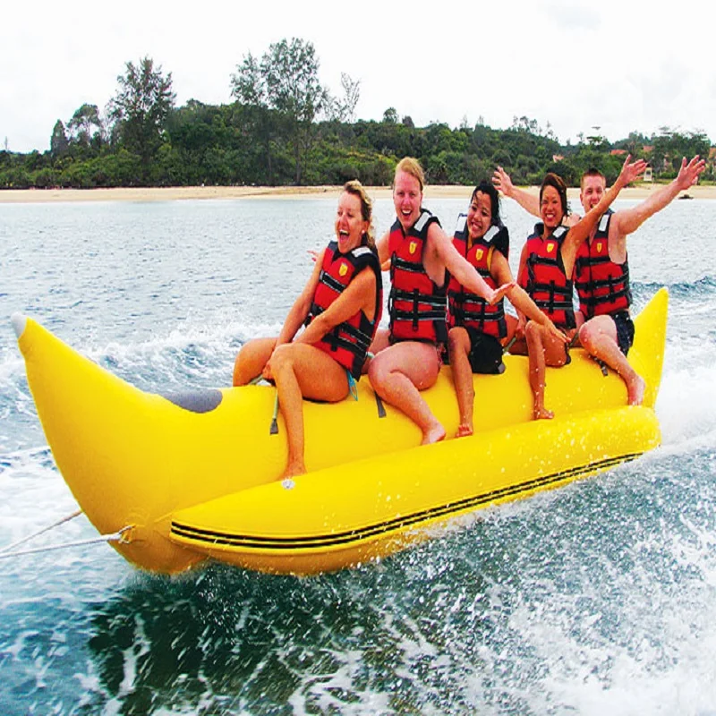 Kinderboot Bananen Kinder Boot Banane Rider Pool Wasser Planschbecken Badespaß 