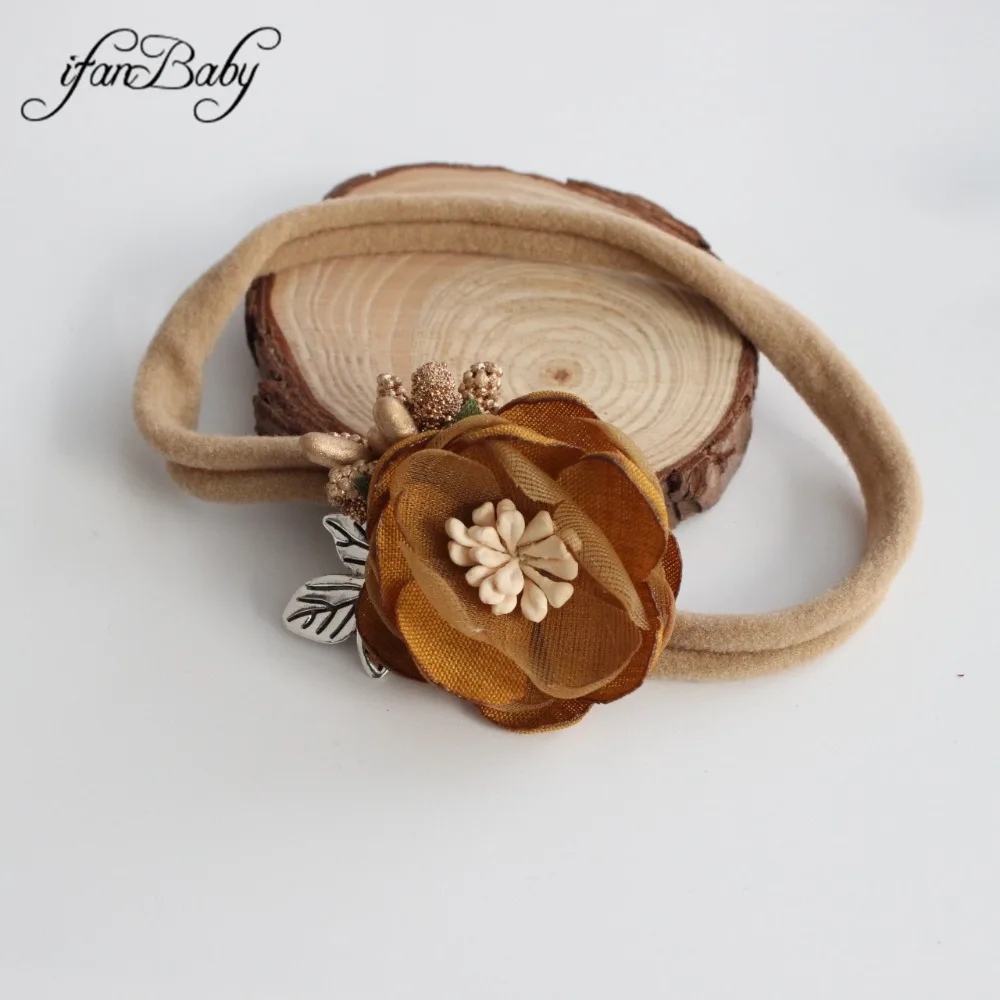 kids nylon headband girl flower headband accessories (13)