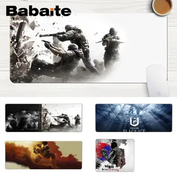 

Babaite Rainbow Six Siege gamer play mats Mousepad Comfort Mouse Mat Gaming Lockedge Mousepad Gaming Mouse Pad