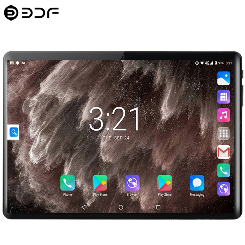 2.5D стальной экран 10,1 дюймов планшет Android 9,0 4G Телефонный звонок десять ядер 8 ГБ+ 128 Гб rom Bluetooth Wi-Fi планшетный ПК
