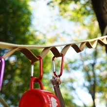 

Camping Leather Hanging Rope Outdoor Hanging Clothesline Picnics Shelf Hanging Simple Installation Convenient Camping Tools