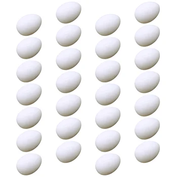 

28pcs Cute Useful Creative Fake Pigeon Eggs Artificial Pigeon Eggs Simulation Eggs Plastic Pigeon Eggs