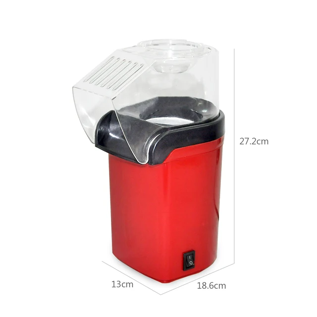 1200W Mini Household Healthy Hot Air Oil-free Popcorn Maker Corn Popper For  Home Kitchen - AliExpress