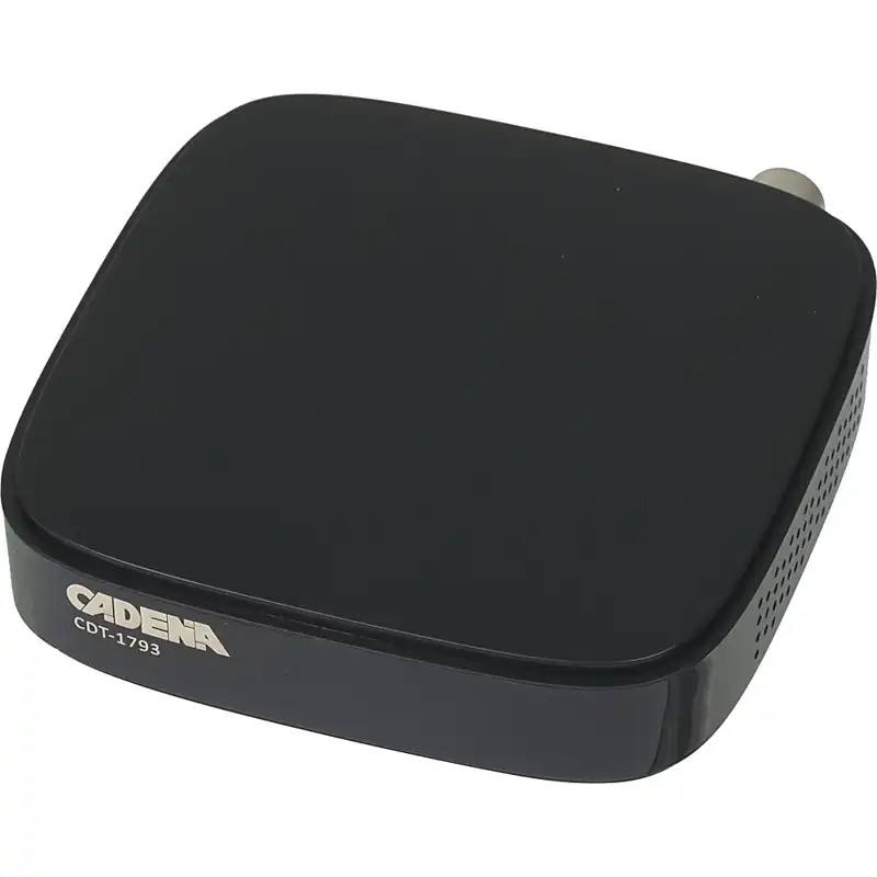 Ресивер DVB-T2 CADENA CDT-1793, черный, (046/91/00047700)