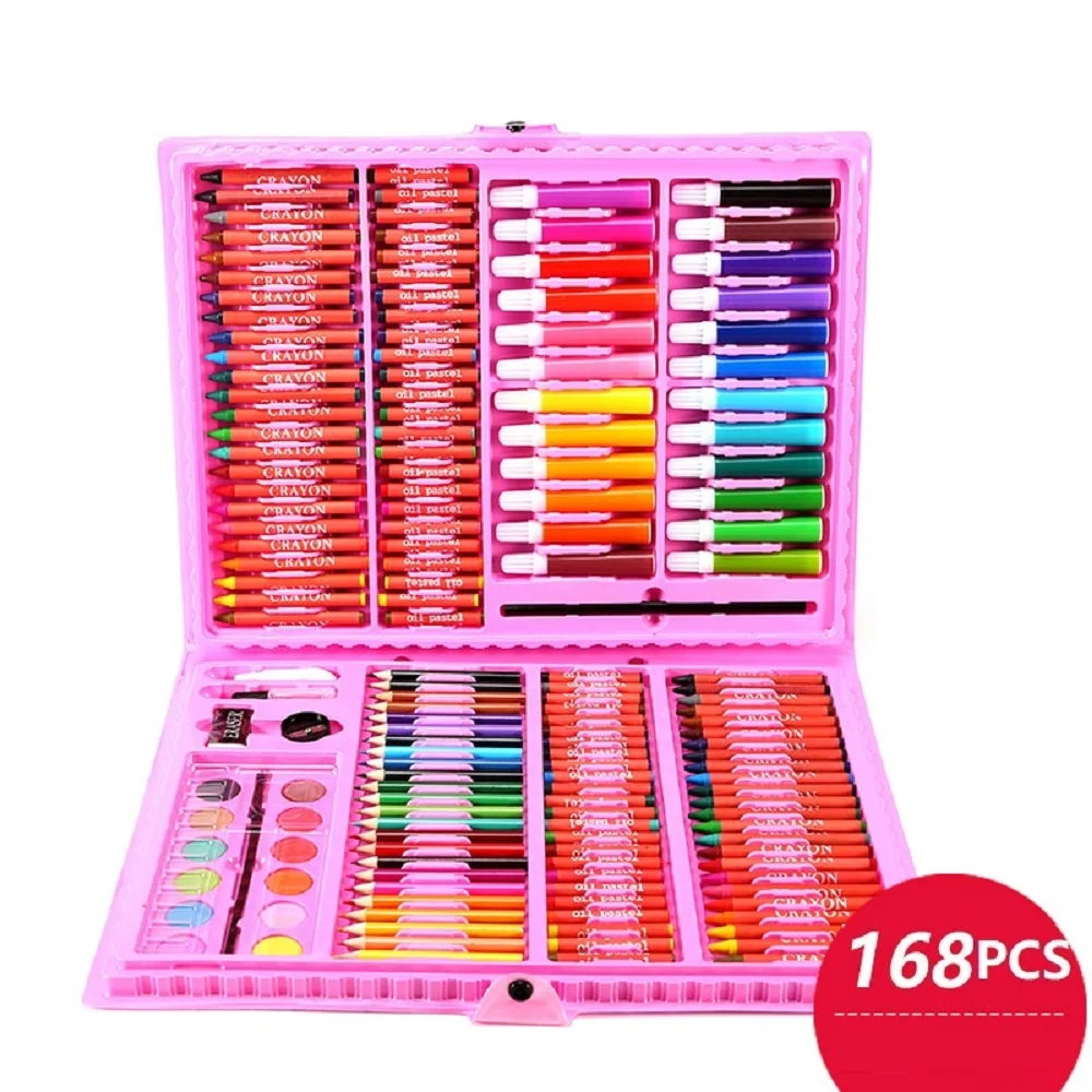 168pcs Painting Drawing Art Artist Set Kit For Kids Children Boys Girls  Student Beginers Christmas Holiday Birthday Gift - Art Sets - AliExpress