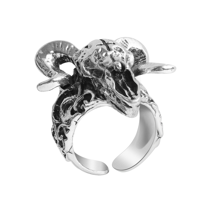 Punk Domineering Animal Dragon Designs Adjustable Rings For Men Teen Boys Retro Cool Fashion Party Jewelry Gift For Men