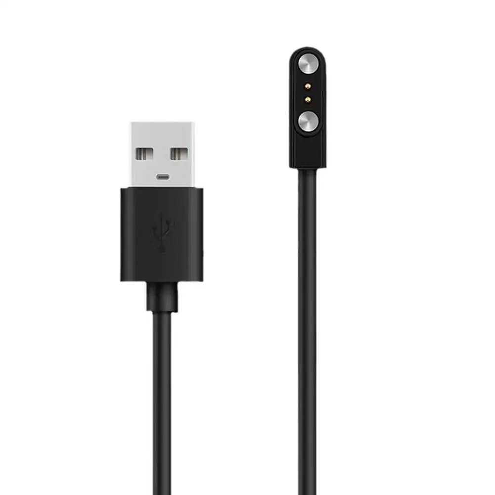 4mm Magnetic Charger Cable Wire For Smart Watch Bracelet 2 Pin Distance Magnetic Data Cables Smart Watch Accessories